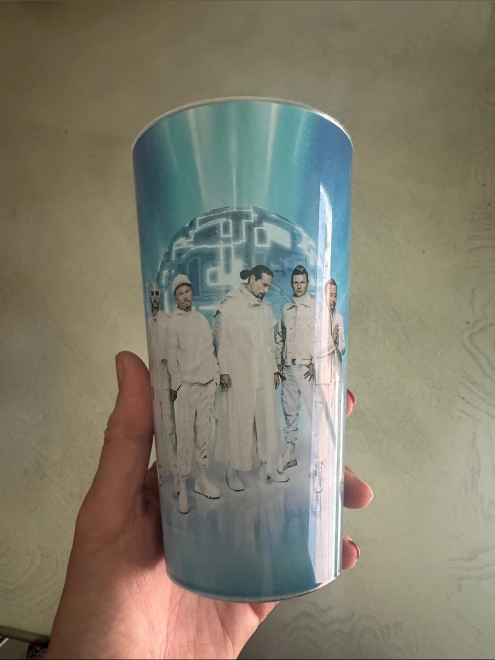 Backstreet-themed Blue Gradient Collectible Tumbler